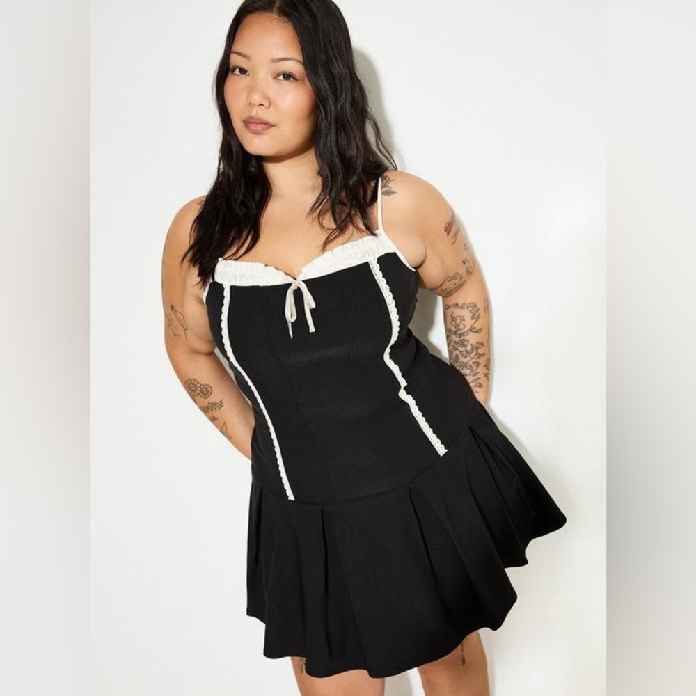 Torrid X LoveSick Drop Waist Coquette Dress (NWT)